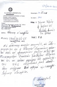 ΑΠΑΝΤΗΣΗ ΔΑΣΑΡΧΕΙΟΥ
